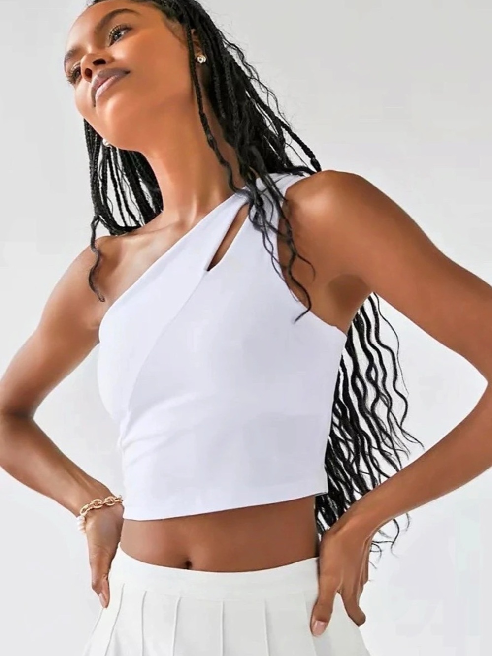 Beyond Yoga Spacedye Slim One Shoulder cropped Tank